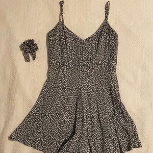 Zara romper with matching scrunchie